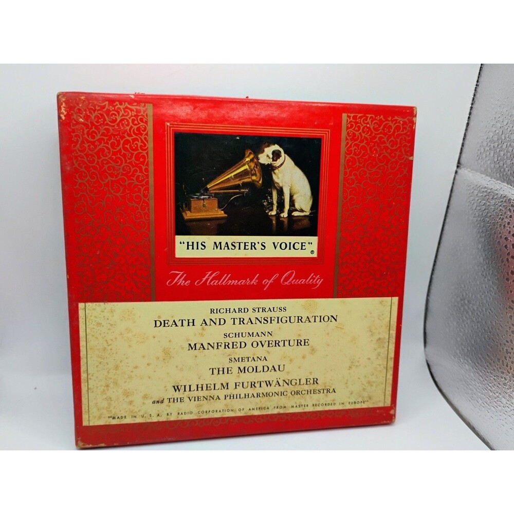 Wilhelm Furtwangler "His Master Voice" Strauss, Schumann, Smetana Records 45 RPM